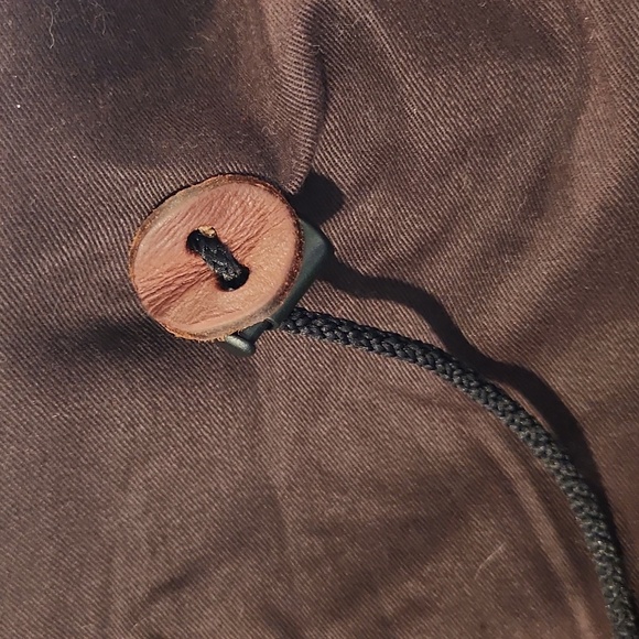 Jacket Winter Outback Trading Dark Brown Oilskin Duster Low Rider Men Western Lg - Picture 8 of 8